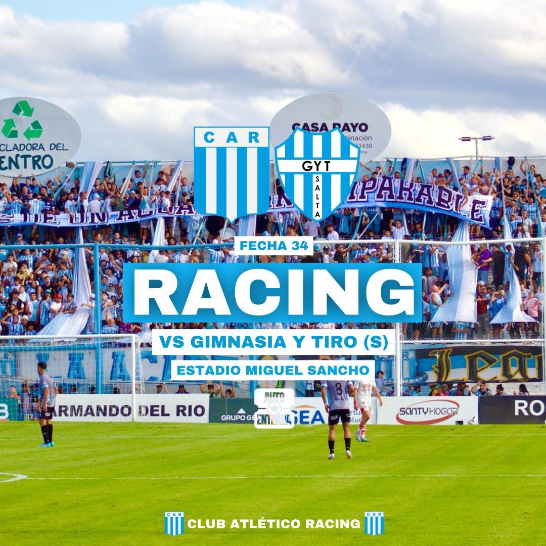 RACING DE CÓRDOBA vs GIMNASIA Y TIRO DE SALTA