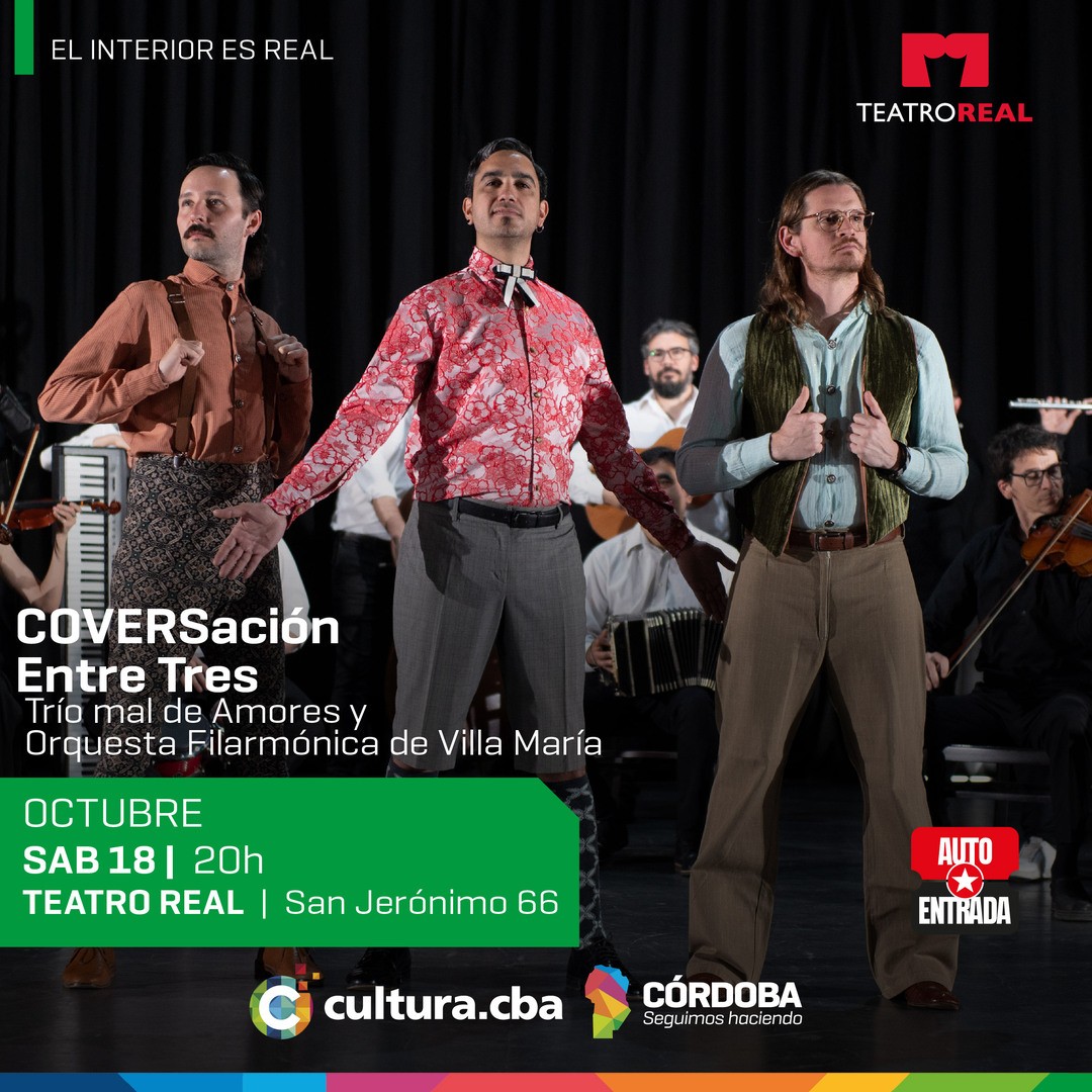 COVERSACIÓN ENTRE TRES- CICLO EL INTERIOR ES REAL (VILLA MARÍA)