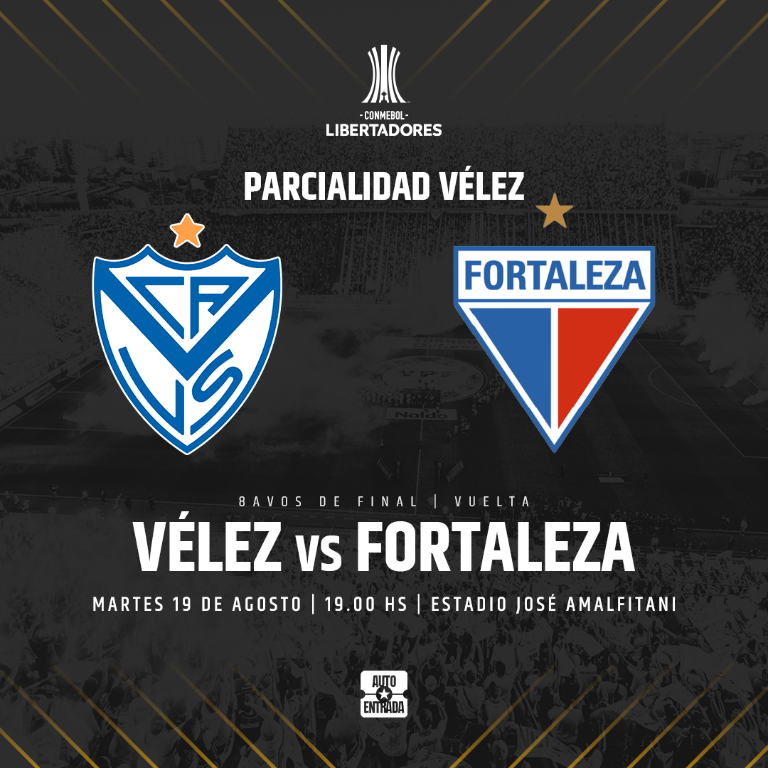 Vélez Sarsfield vs. Fortaleza- Conmebol Libertadores