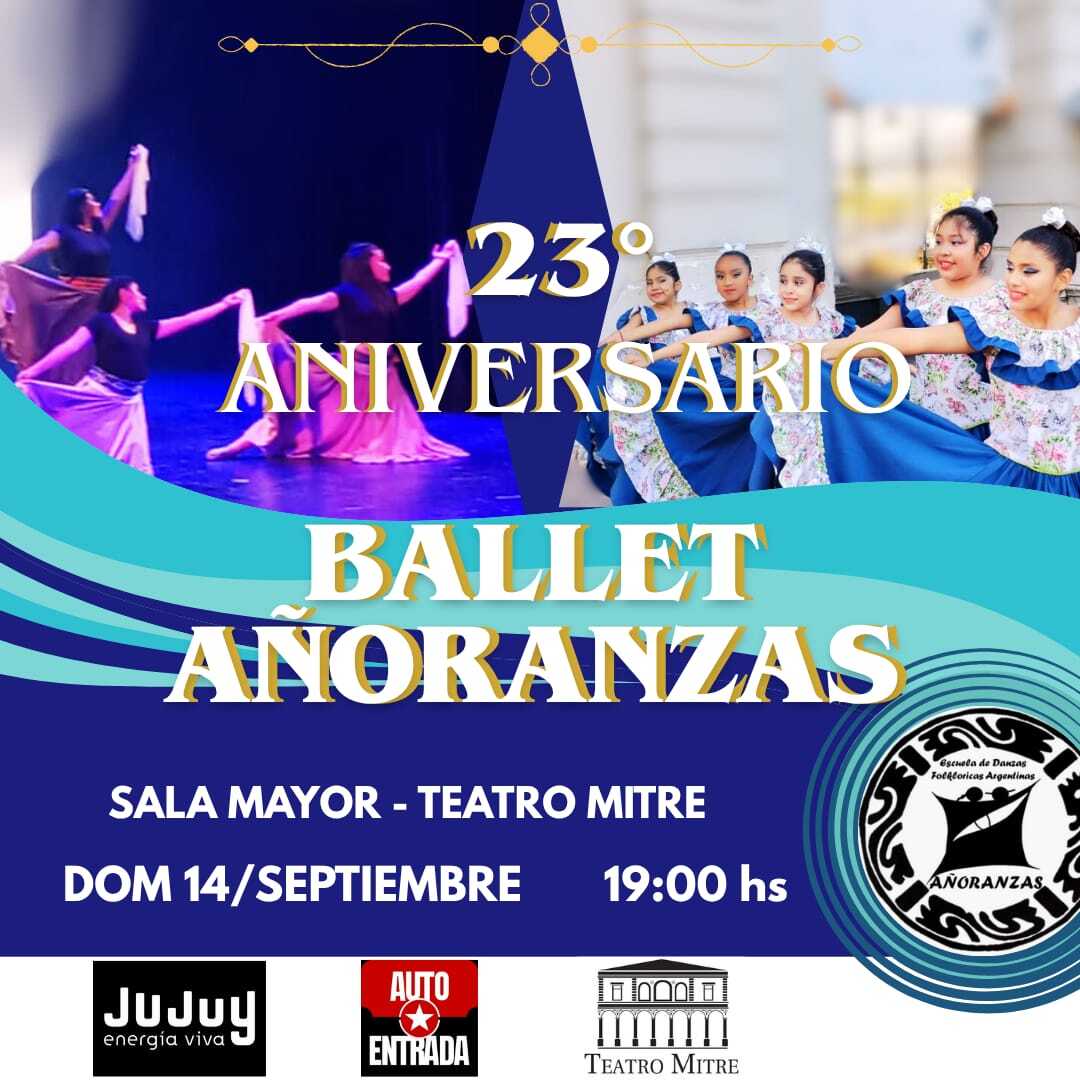 23 Aniversario Escuela de Danzas Folklóricas Argentinas.