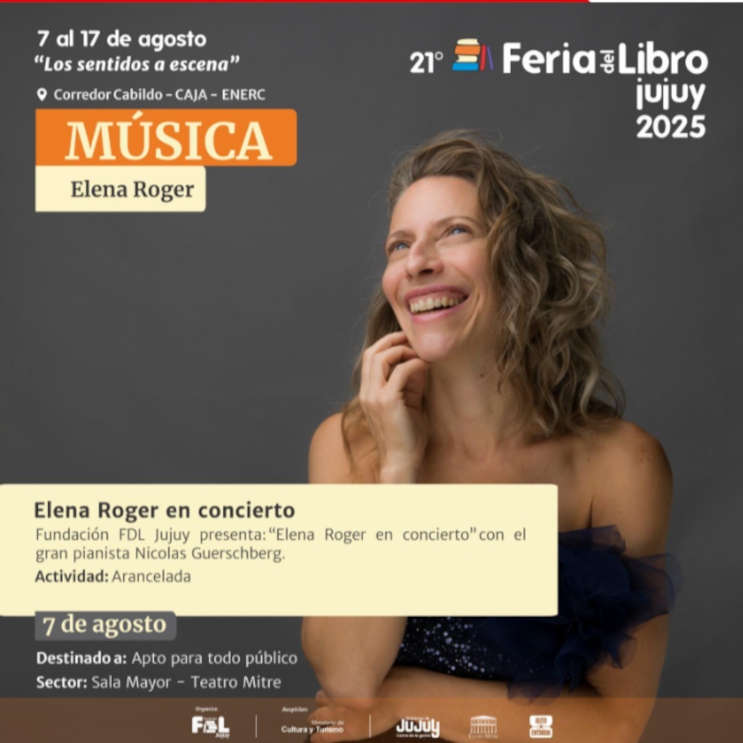 21 FERIA DEL LIBRO JUJUY 2025 - ELENA ROGER