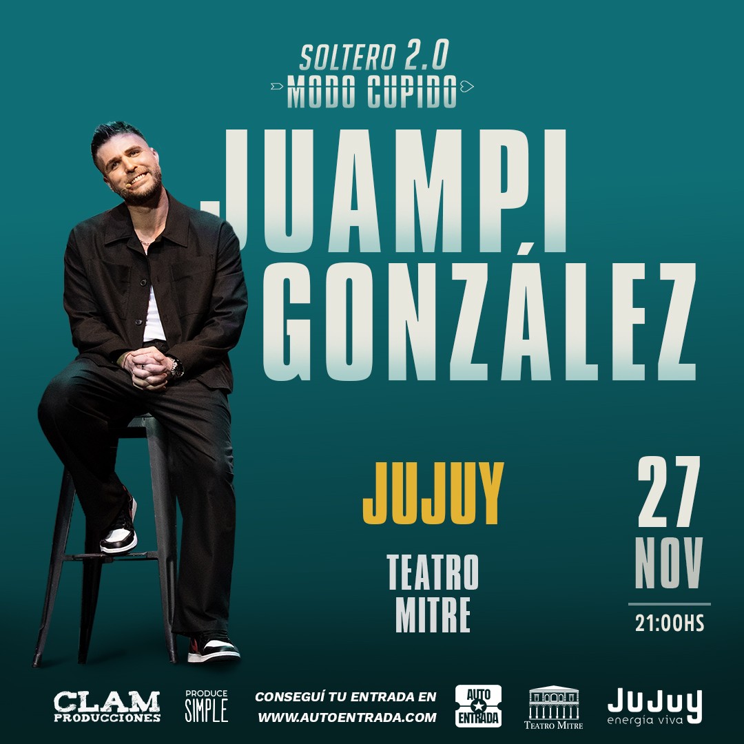 JUAMPI GONZÁLEZ presenta SOLTERO 2.0 MODO CUPIDO