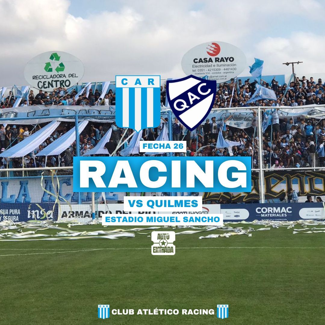 RACING DE CÓRDOBA vs QUILMES